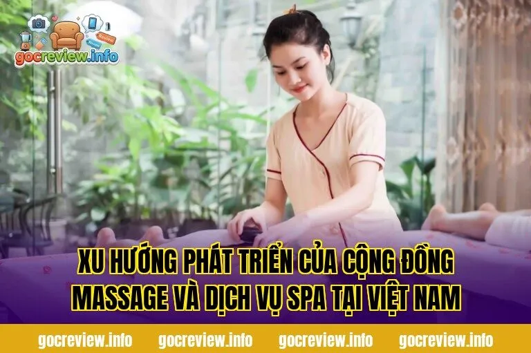 Xu hướng phát triển của cộng đồng massage và dịch vụ spa tại Việt Nam