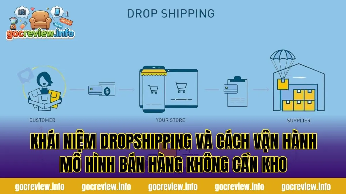 Khái niệm dropshipping và cách vận hành mô hình bán hàng không cần kho