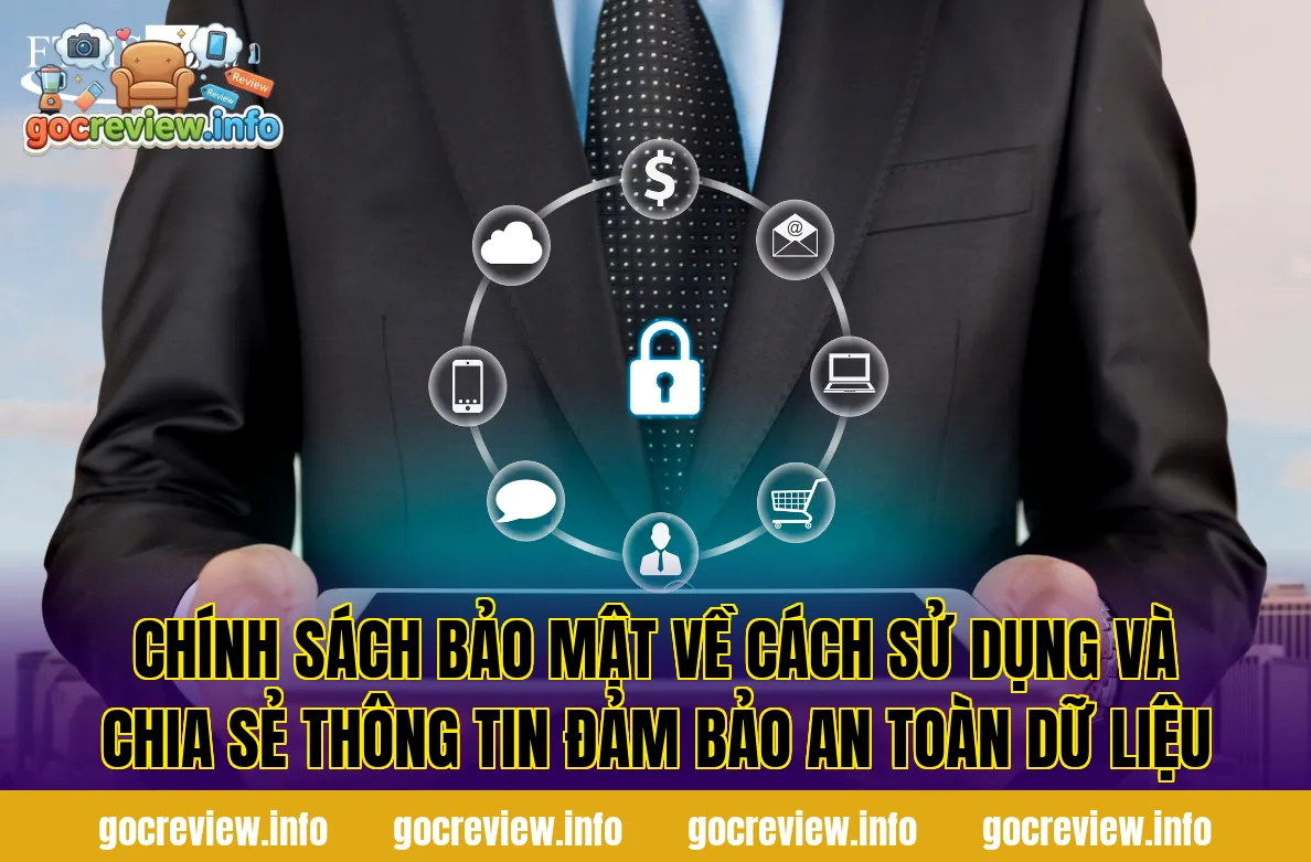 Chính sách bảo mật về cách sử dụng và chia sẻ thông tin đảm bảo an toàn dữ liệu
